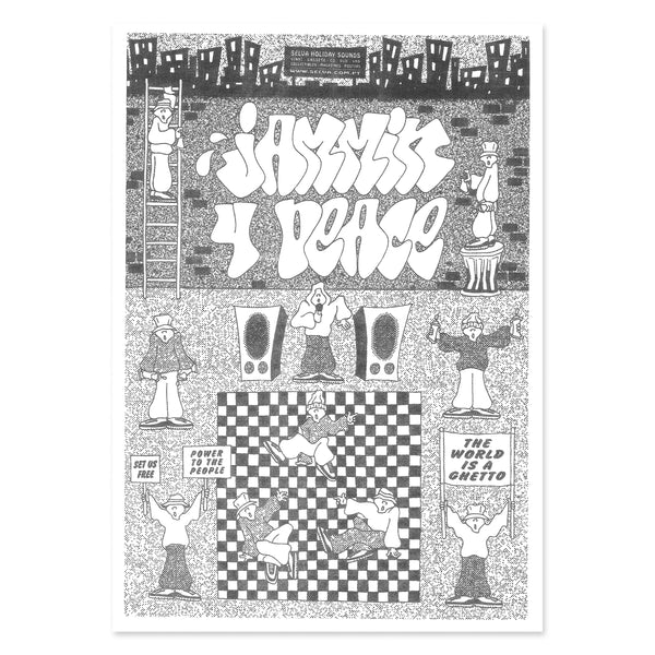 Jammin for Peace Riso print