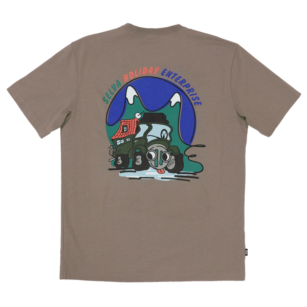 Campismo T-Shirt organic cotton 100% Selva Holiday Enterprise is a streetwear resortwear brand from Algarve , Portugal  Free Shipping WORLDWIDE data-zoom=