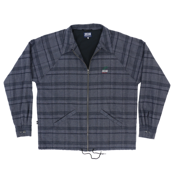 ria sol plaid jacket 100% organic cotton made in Portugal Selva Holiday Enterprise is a streetwear resortwear brand from Algarve , Portugal  Free Shipping WORLDWIDE